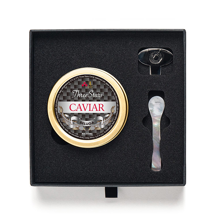 Three Stars Caviar BELUGA（ベルーガ）ギフトセット 30g